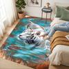 Tiger Water Living Room Nonslip Area Rug Soft Carpet For Bedroom Game Playroom Sofa Office Home Decor Doormat Christmas Gift C930797