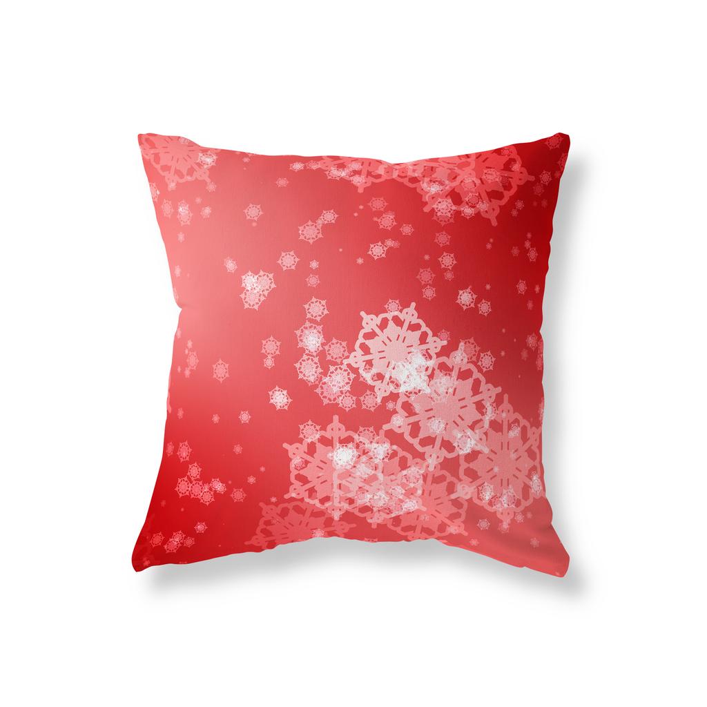 Snow Scene Snowflake Pillowcase Sofa Car Decoration Office Game Chair Cushion Cover Room Bedside Home Decoration Pillowcase