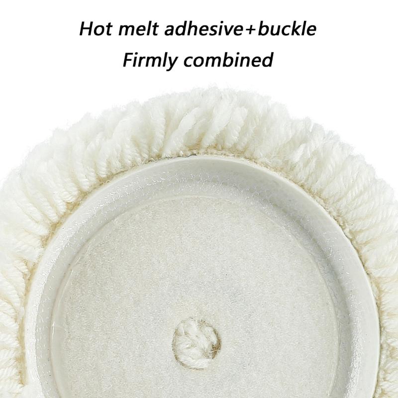 Soft Wool Polishing Wheel Vehicle Maintenance Equipment For Automotive Care Stone Restoration 5in 6in Sizes