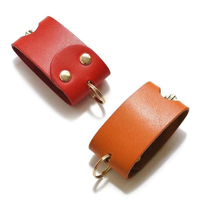 Key Keeper Key Cover Genuine Leather Made In Japan Tochigi Leather Full Cover Key Case (Black)