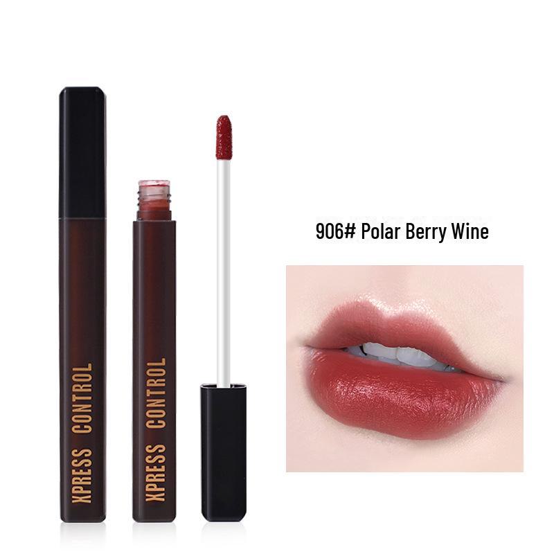 XPRESS Black Velvet Semi-Moisturizing Semi-Matte Lip Glaze: Long-lasting, non-staining lip gloss.