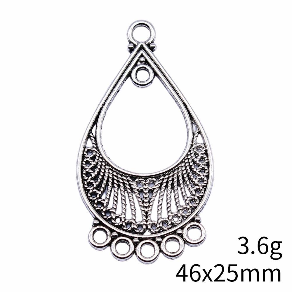 2025 Trend Accesories Water Drop Earring Connector Accessories Parts Ornaments For Home Accessories Parts