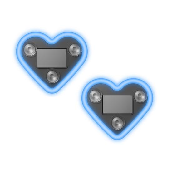 Solar Heart Shape Neon Light for Car Window Waterproof LED Mood Lamp with Suction Cup Romantic Atmosphere Decor