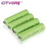 Cityork Batería recargable AA de 1,2 V, celda NiMH de 2200 mAh con lengüetas de soldadura para afeitadora eléctrica casera, afeitadora Braun, cepillo de dientes Philips