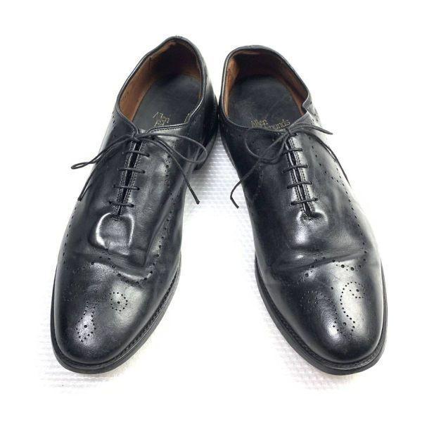 80-tal 90-tal Vintage Allen Edmonds Fairfax Storlek 11.5D 28.5 29.5cm Wholecut Kostymskor Svart(BEGAGNAD)