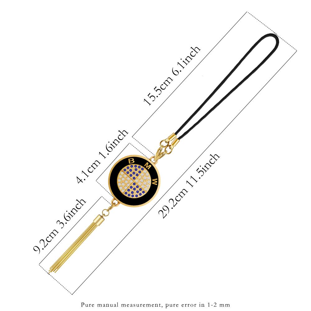 Car Pendant Hanging Auto Interior Rearview Mirror Metal Lace Pendant For BMW E46 E90 E60 F30 E39 F10 E87 E92 Car Accessories