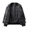 Autumn And Winter Men's Motorcycle Suit Simple And Versatile Leather Jacket Loose Leather Jacket