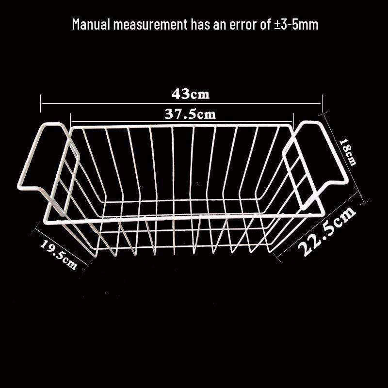 Universal Multi-Layer Hanging Freezer Storage Rack Basket