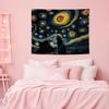 YTRGI Black Cat Tapestry for Bedroom, Cat Gifts for Cats Lovers Women Girls, Cats Wall Art for Bedroom Dorm Office Decor 50x60 Inch