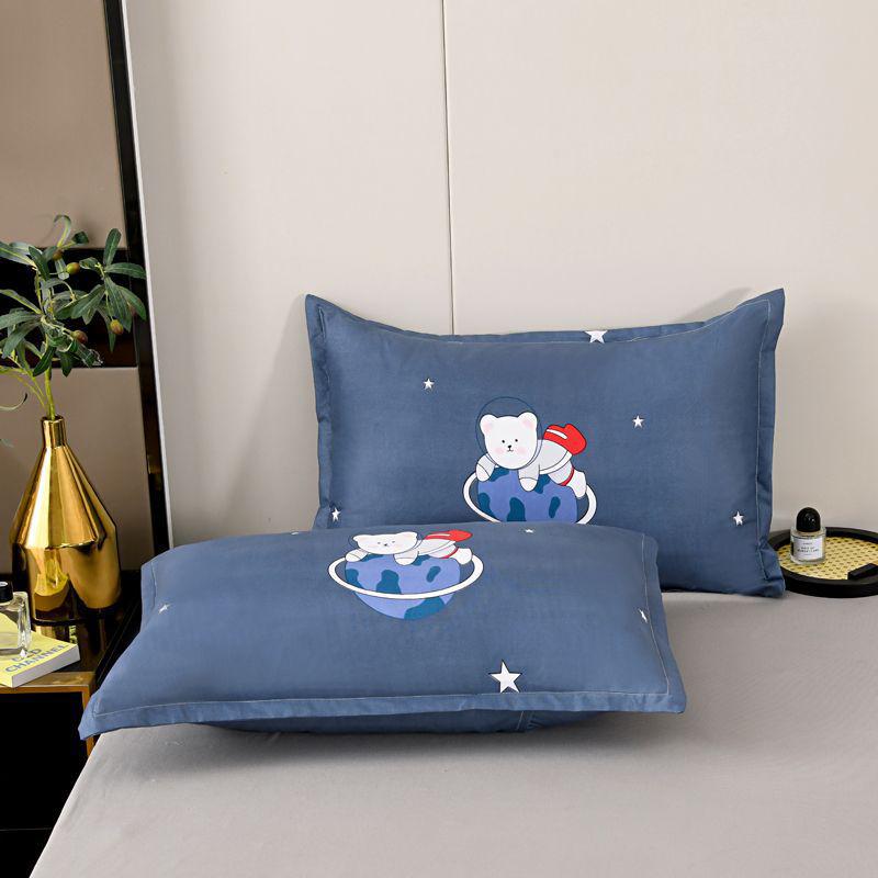 Single Pillow Set: Includes Removable & Washable Pillowcase, Perfect for Student & Adult Neck Support