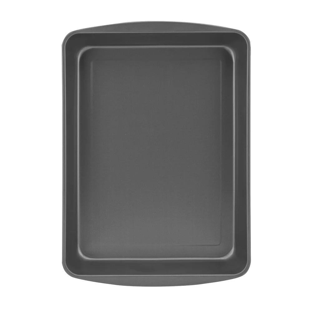 Nonstick Roasting Pan Jumbo Steel Roaster Turkey Ham Durable Easy Clean Dishwasher Safe Kitchen Bakeware 17.2x12.7x2.7 Inches