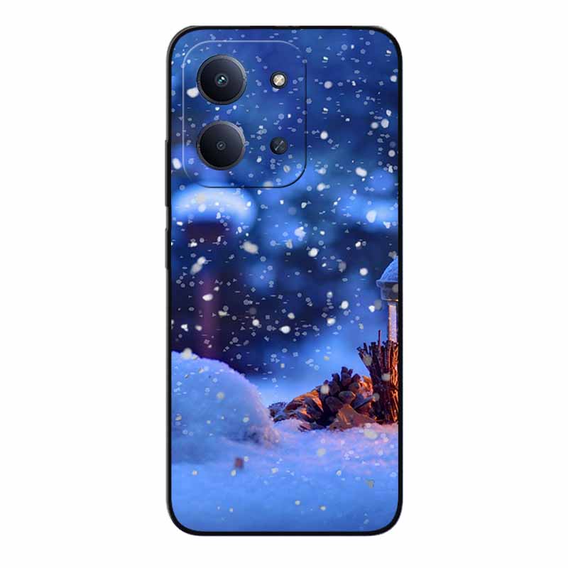 Christmas Phone Case For Redmi 15C 4G Global 171.5mm Case Black Silicone Bumper For Xiaomi Redmi15C 4G Cover 15C4G Cartoon Coque