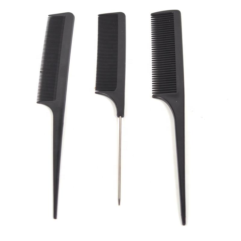 10pcs Set Salon Hair Styling Tools Hairdressing Plastic Hair Brush Combs Set
