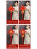 Auspicious Chinese Knot Fu Pendant with Fish Design for New Year: Small Size Door and Living Room Hanging Decoration
