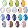 Girl Colorful Metal Cat Eyes Matte Murano Charms Fit Original Bracelets Glass Charm Beads Make your own Accessory Gift Elegant Fashion Beautiful