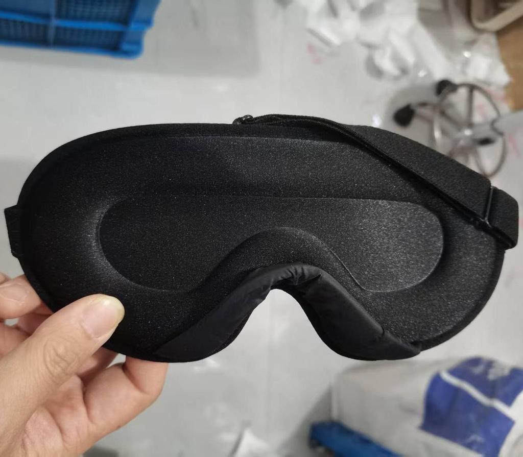 3D Sponge Eye Mask for Travel & Sleep - Unisex Shading & Eye Protection, Customizable Logo