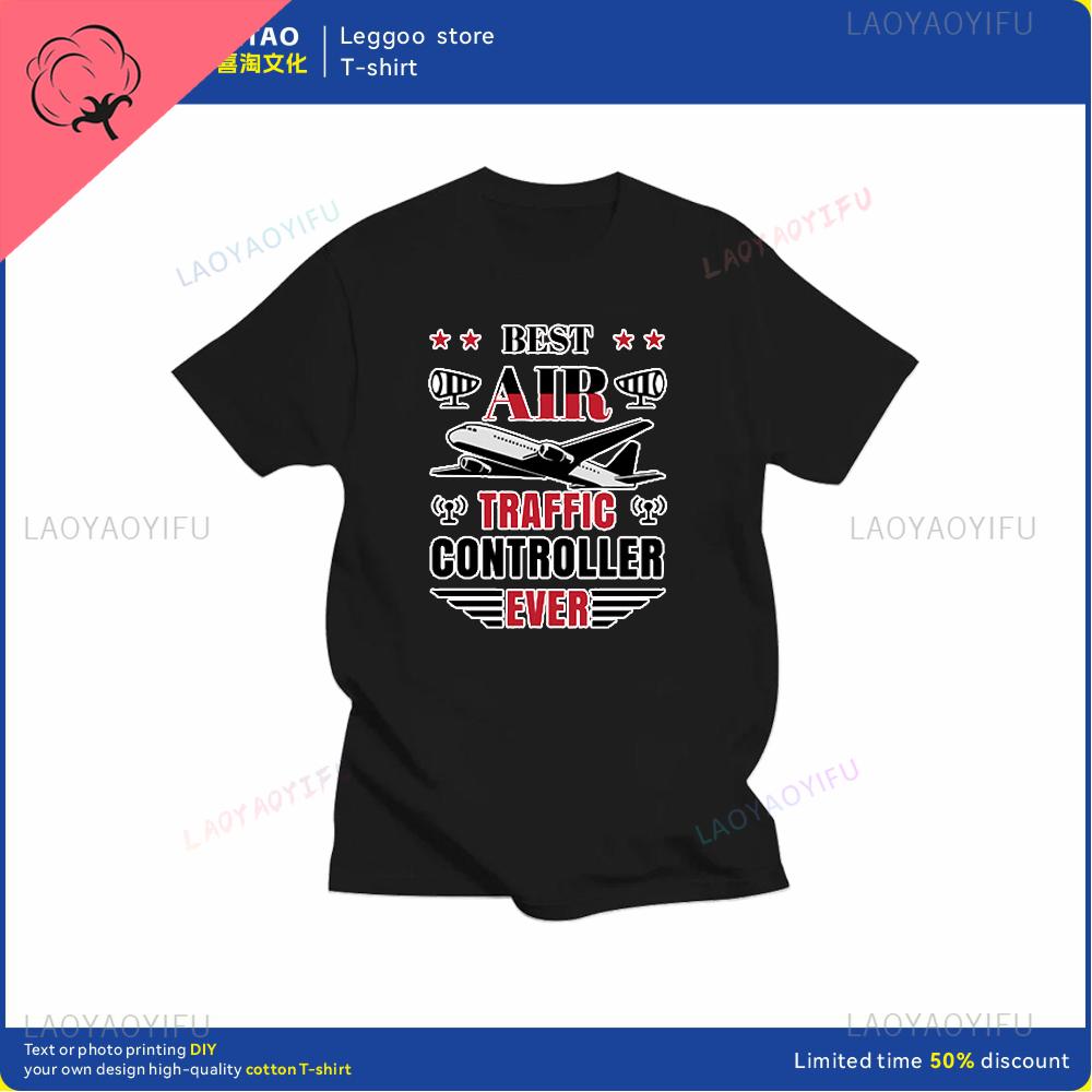 Air Traffic Controller Graphic Printing Fashion Street Wear Casual Trend Summer Men and Women Universal Shortsleeved Tshirt