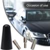 Short Black 3cm ABS Car Antenna for FM/AM GPS GSM Signals - Compact Roof Mount Radio Adapter with Easy Installation
