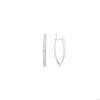 Luxenter Brilliant Earrings In Rhodium-Plated Metal and Zirconia Alloy - Mosiath