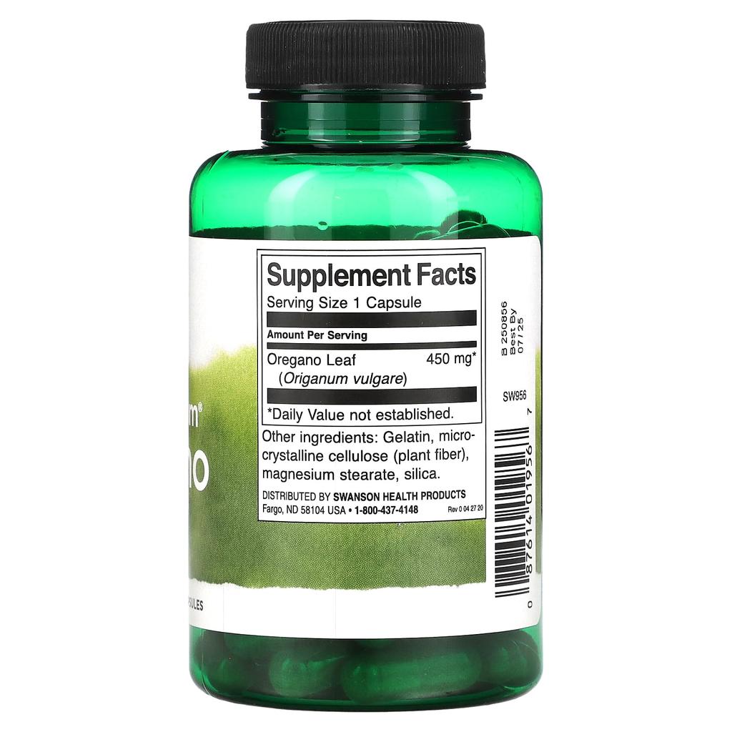 Full Spectrum Oregano, 450Mg, 90 Capsules