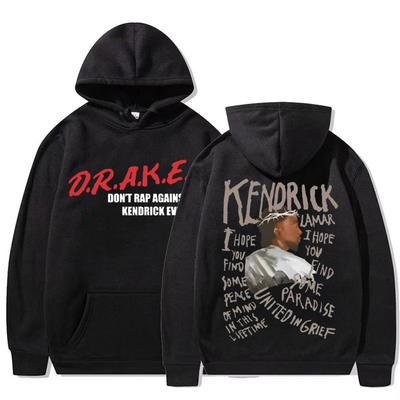 Kendrick Lamar Drake Nie Rapuj Przeciwko Kendrickowi Nigdy Bluza Kdot Oni Nie Są Jak My Bluza Męska Harajuku Hip Hop Vintage Bluzy