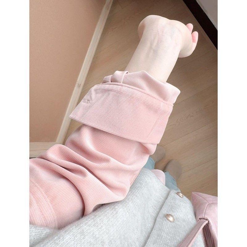 Women's Corduroy Shirt: Autumn/Winter Korean Style Long Sleeve Lapel Cardigan Top