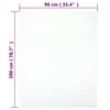 136241 vidaXL Draps-housses Jersey 2 pcs Blanc 90x200 cm Coton