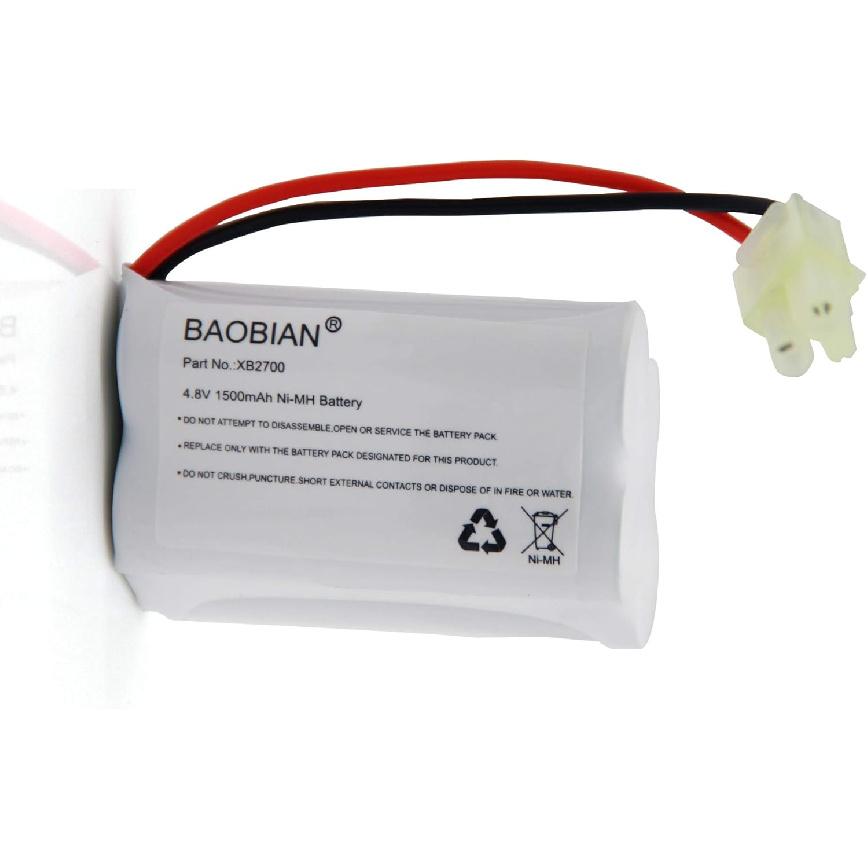 XB2700 V2930 V2700Z VAC-XB2700 V2700 Bateria Zapasowa 4.8V 1500mAh Ni-Mh Kompatybilna z Euro Pro Shark Odkurzaczem do Dywanów i Zamiatarką Dywanową