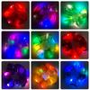 LED Leuchtender Dickdarm Haargummi Hüpfend Di Elektrisch Silbe Elastisch Blinkendes Haaraccessoire Glänzend Stütz-Stirnband