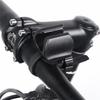 360 Degree Rotatable Bike Light Holder ABS Material Handlebar Mount For 1.5-4.5cm Diameter