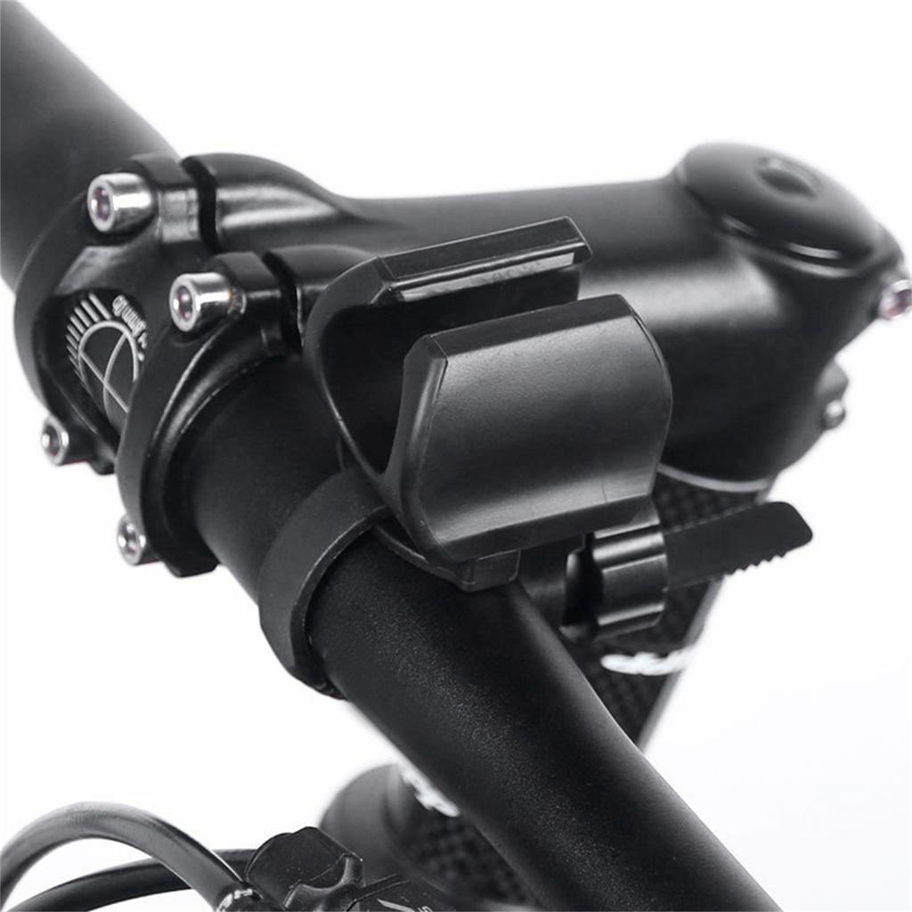 360 Degree Rotatable Bike Light Holder ABS Material Handlebar Mount For 1.5-4.5cm Diameter