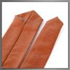 [Buzz Selection] Leather Necktie, Plain, Simple, Business, Formal, Casual, Wedding, Men's AC541 (Silver)