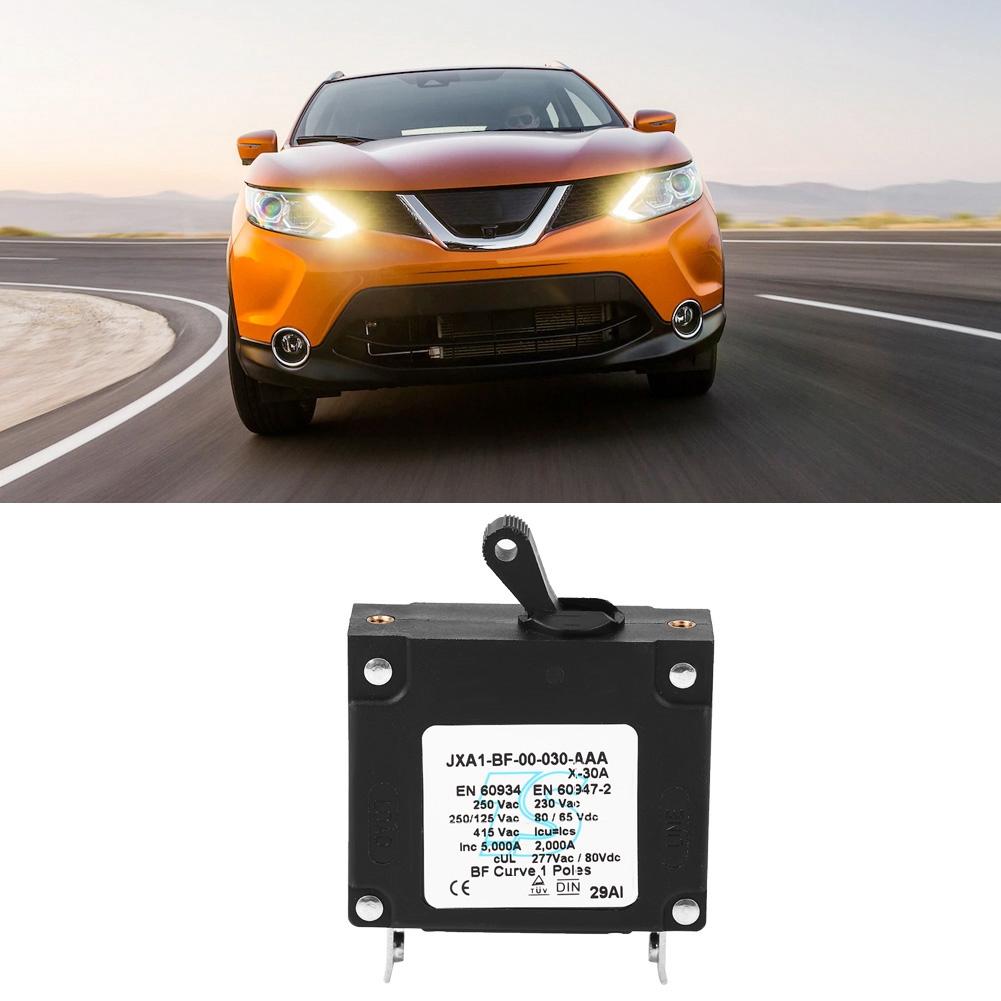 Durable DC AC Manual ON OFF Toggle Reset Switch Safety Circuit Breaker 30A