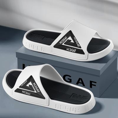 Sommer Unisex PVC Flache Hausschuhe Indoor Rutschfest Badezimmer Leise Pantoletten Outdoor Strand Klobige Robuste Sandalen Sandalias Hombre Neu