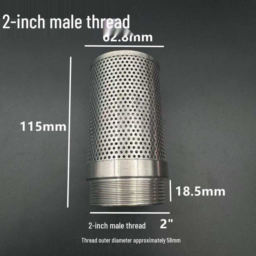304 Stainless Steel Male Thread Mesh Tube Oil Filter and Separator