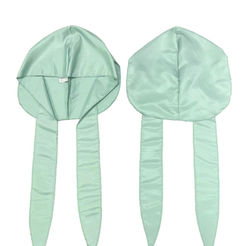 Hip Hop Durag Bandana Doo Rag Kopftuch für Damen Herren Quadratischer Turban Kopftuch Punk Kopfwickel Kopfbedeckung
