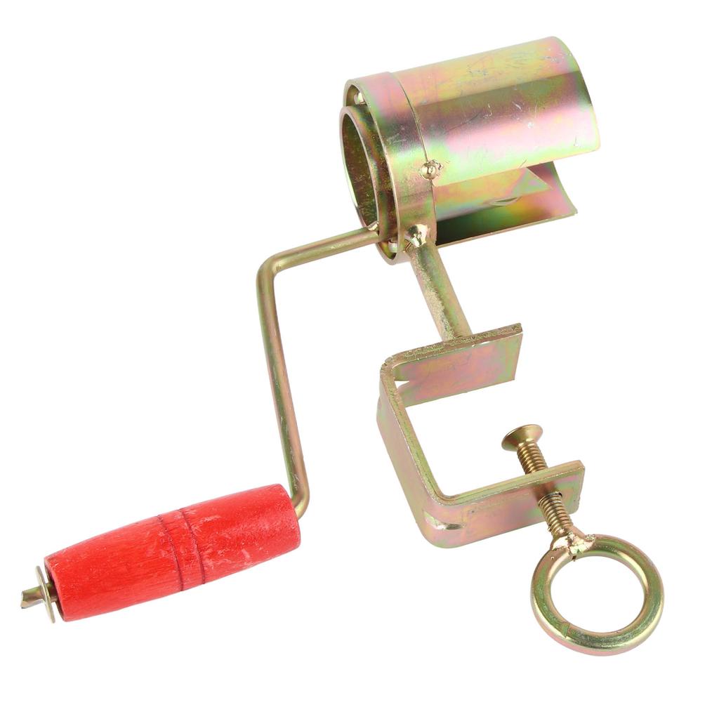 Hand Crank Corn Thresher Efficient Peeling Firm Clamping Comfortable Wood Handle Manual Corn