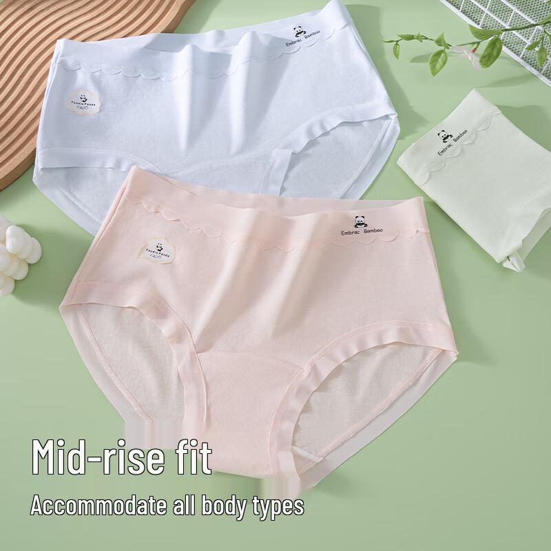 

Sang Leiya Pure Cotton Seamless Briefs (3-Pack) XL