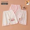 Kinder-Baumwoll-Pyjamashorts - Cartoon-Print, Locker und Leicht für den Sommer