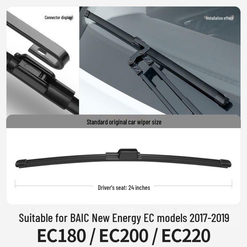 Frameless Silent Wiper Blade for BAIC EC180/EC220
