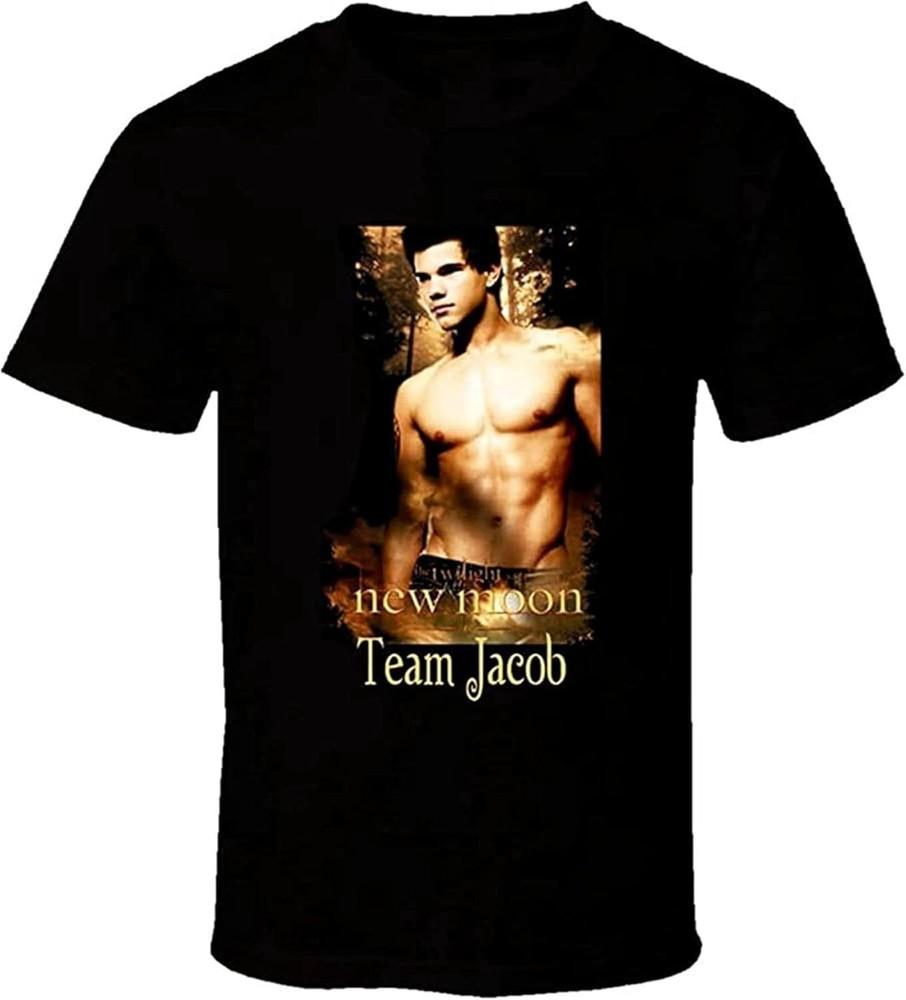 Twilight Saga Moon Team Jacob T-Shirt Black Unisex T-Shirt XXL