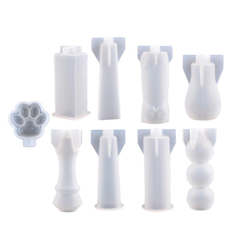 Stamp Handle Resin Mold Sealing Handle Mold Wedding Invitations Wax Seal Stamp Handle Mold for DIY Crafts Crystal