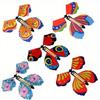 5 Pcs Magic Wind Up Flying Butterfly, Rubber Band Powered Magic Fairy Flying Toy, Great Surprise Gift ,Party Favor Random, Christmas Magic,