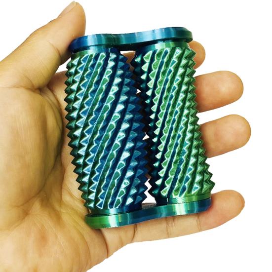 3D Printed Spiky Roller Fidget Toy Anxiety Stress Relief Kids Teens Adults Handheld Bumpy Rolling Massage Stick