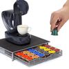 Coffee Pod Storage Drawer 36 Capacity Iron Capsule Organize Holder Drawer for Home Cafe  