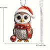 Creative Acrylic Cartoon Owl Car Rearview Mirror Decoration For Unique Interior Style