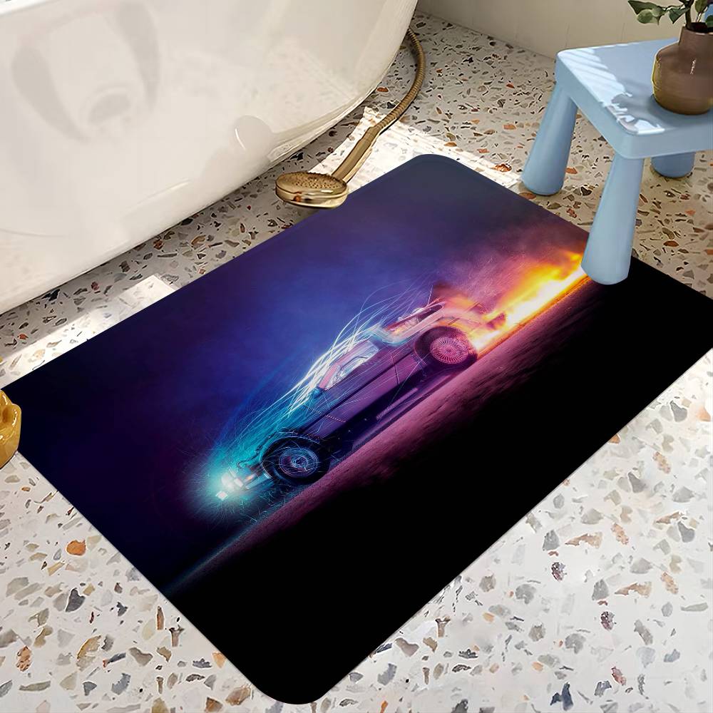 Comedy Movie Back To The F-Future Floor Mat Rectangle Anti-slip Home Soft Badmat Front Door Indoor Outdoor Mat Welcome Doormat