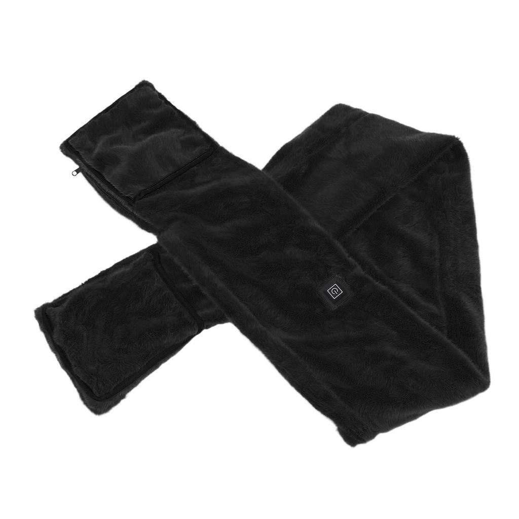 Heated Scarf USB Anti Cold   Lasting Quick Heating Soft Electric Heating Scarf Neck Warmer for Winter
