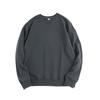 380g Heavyweight Combed Cotton Crewneck Sweatshirt, Fleece Long Sleeve Pullover, Relaxed Fit Triangle Cut, Unisex