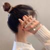 Imitation Pearl Hair Tie, Korean Hair Accessory, Beaded Elastic Band, Women's Hair Tie for Buns, High Elasticity